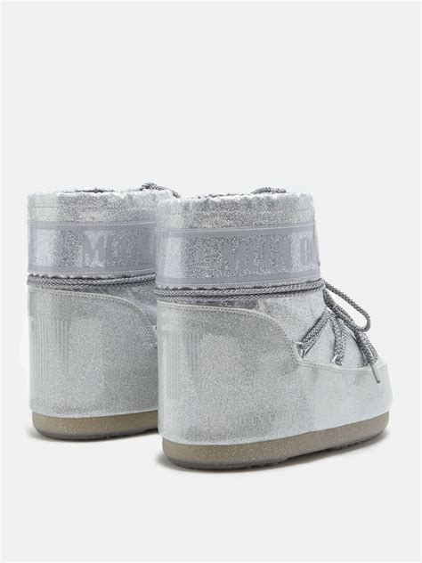 Moonboot Mb Icon Low Glitter Silver 